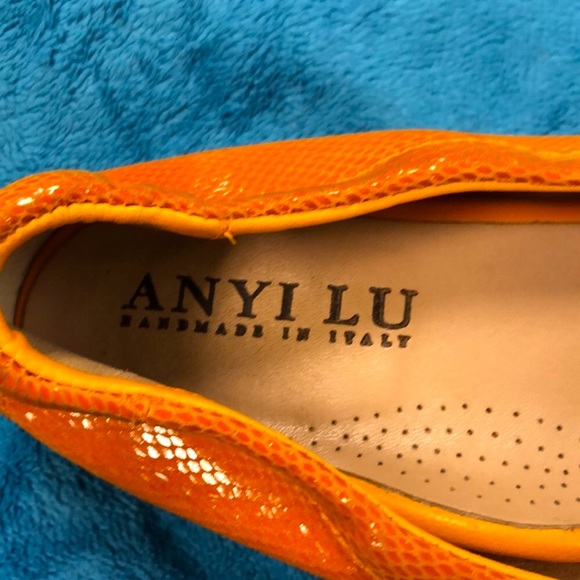 ANYI LU HARMONY Leather Peep-toe Ballet - Picture 13 of 14